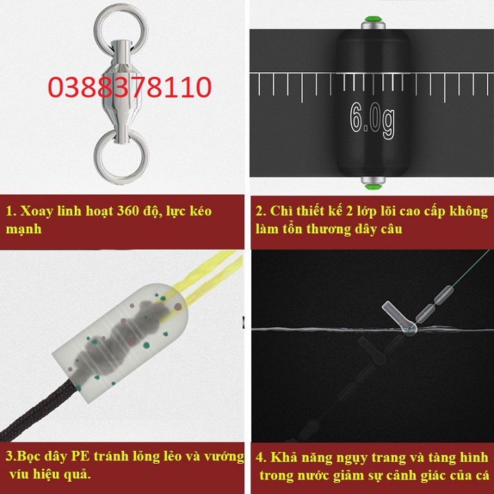 Dây Trục Câu Đài Săn Hàng Cuốn Sẵn Cao Cấp Chống Nổ, Tàng Hình Dưới Nước