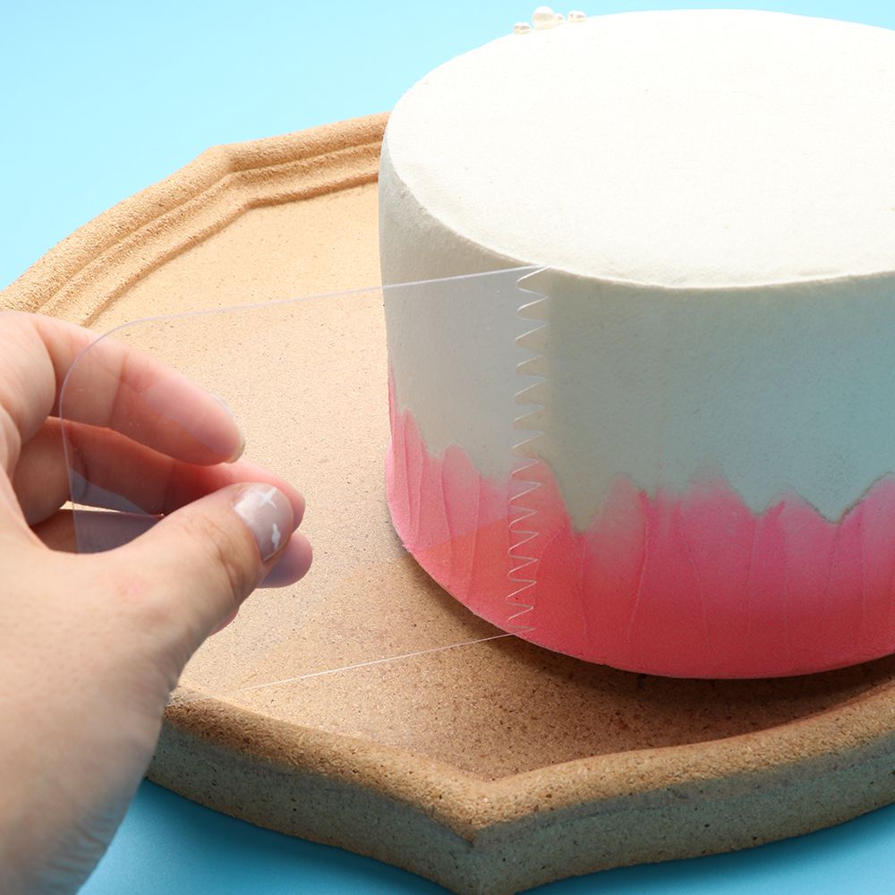 Dụng cụ chà láng bánh kem bằng nhựa trong suốt thân thiện với môi trường