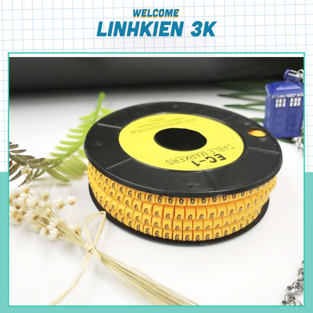 Vòng Đánh Số 2.5MM 1000 các loại