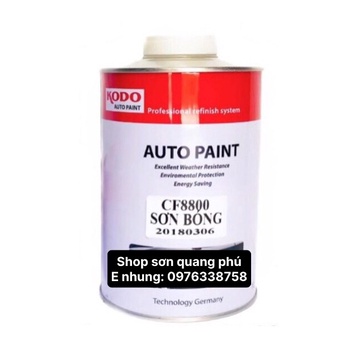 Đủ bộ Sơn màu trắng 2K 1Lít kèm đóng rắn 0.5L  Autopaint