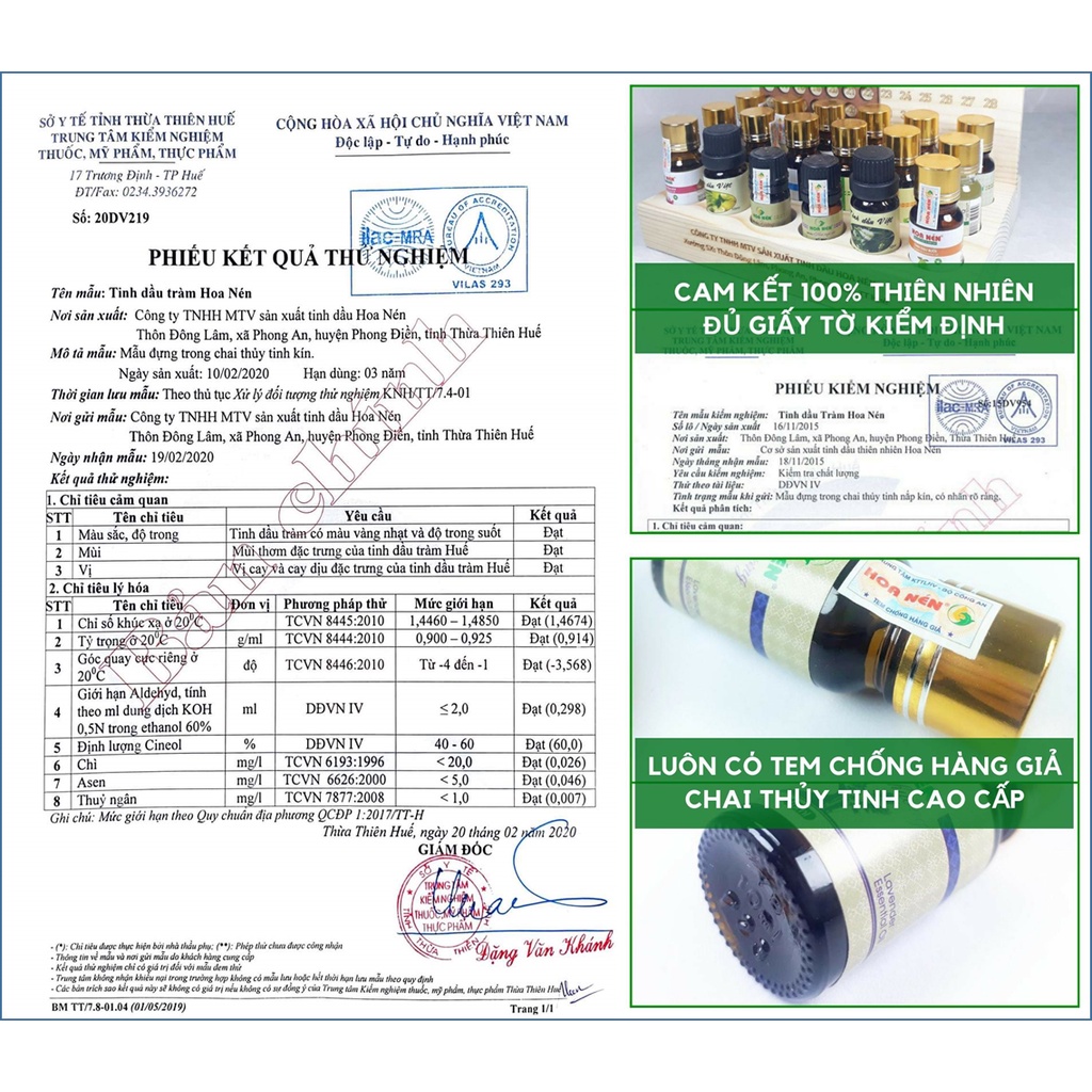 Tinh Dầu Tràm Ngâm Củ Nén Hoa Nén 100ml - Giúp giữ ấm, ngừa cảm lạnh cho bé hiệu quả