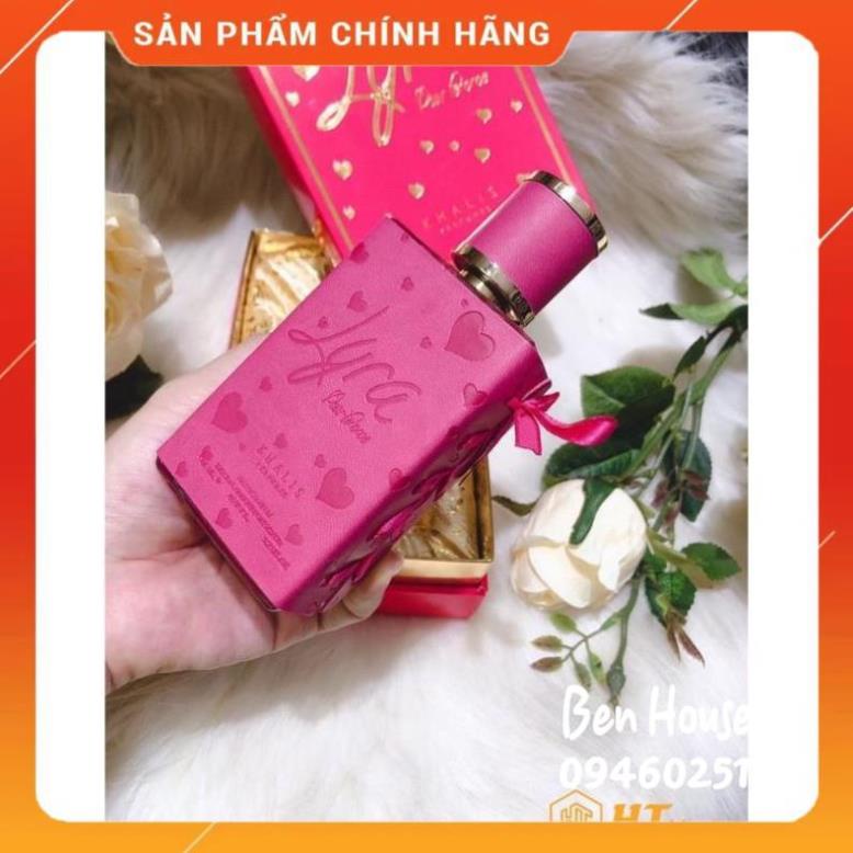 < GIÁ SIÊU RẺ> Nước hoa Dubai Cho Nữ Thanh Ngọt Tươi Mát LYRA ( Nhung hồng) 100ml