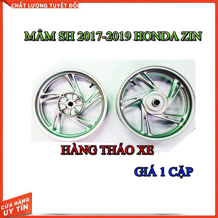 MÂM XE SH 2019 CHÍNH HÃNG HONDA ( BẢN CBS, abs ZIN HÀNG THÁO XE)