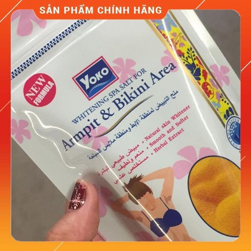 muối tẩy tế bào chết YOKO SPA SALT [FREE SHIP] - chuyên tẩy thâm các vùng nách bẹn đùi  - CHÍNH HÃNG THÁI LAN