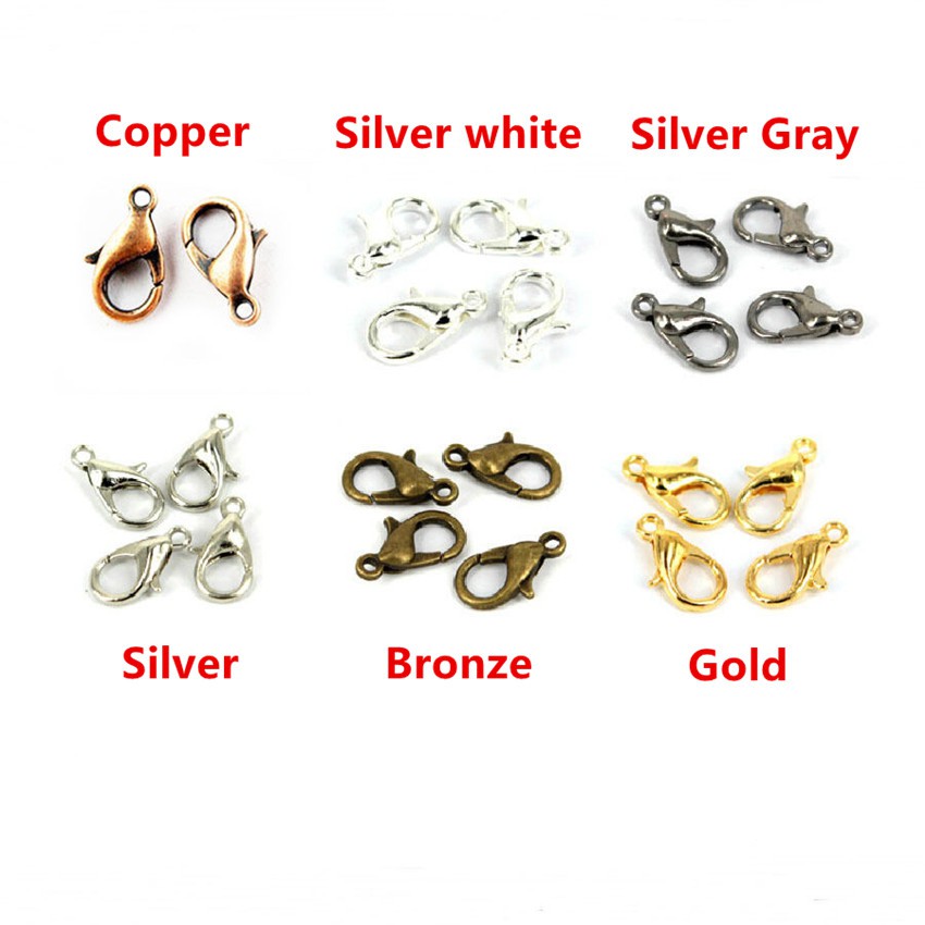 Bộ 10 móc treo tôm hùm xi mạ vàng / bạc