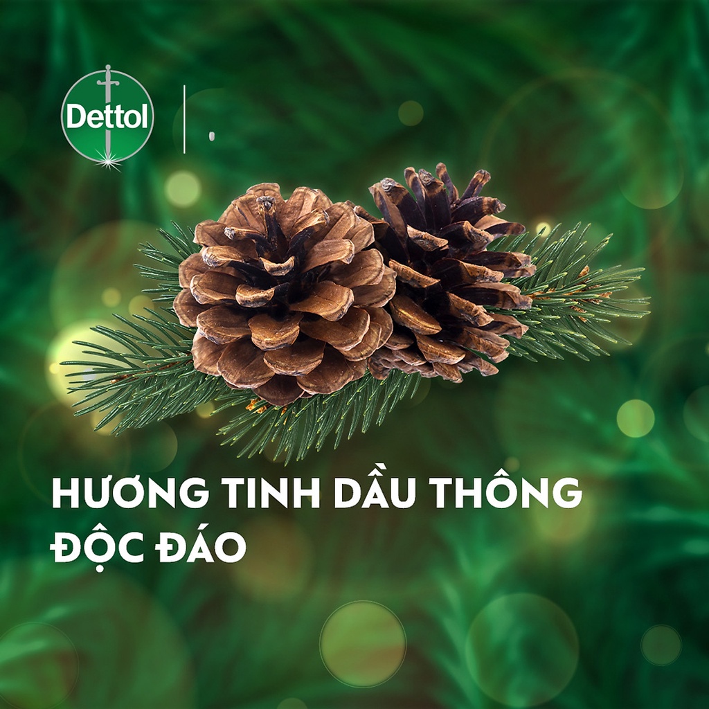 Sữa tắm Dettol Kháng khuẩn (Xanh) chai 950g