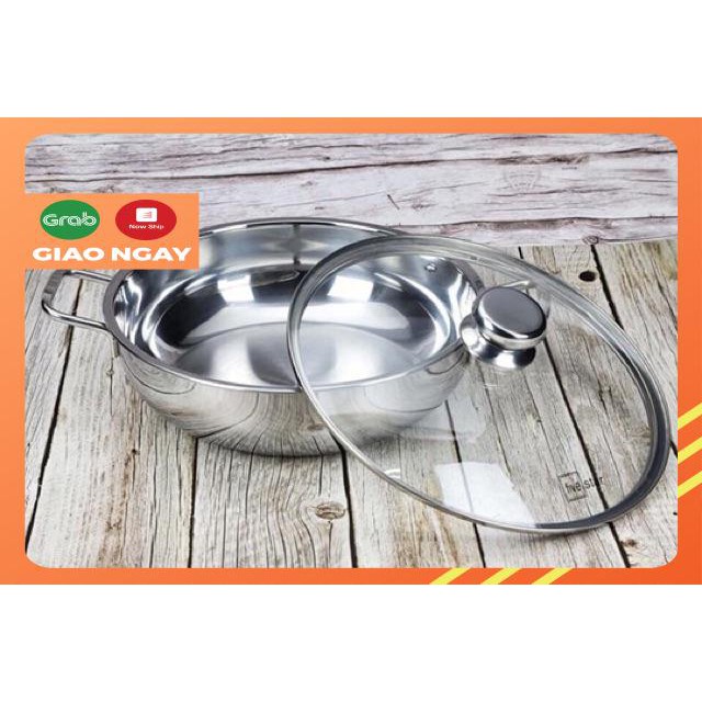 CHẢO LẨU INOX FIVESTAR 3 ĐÁY CAO CẤP 32CM