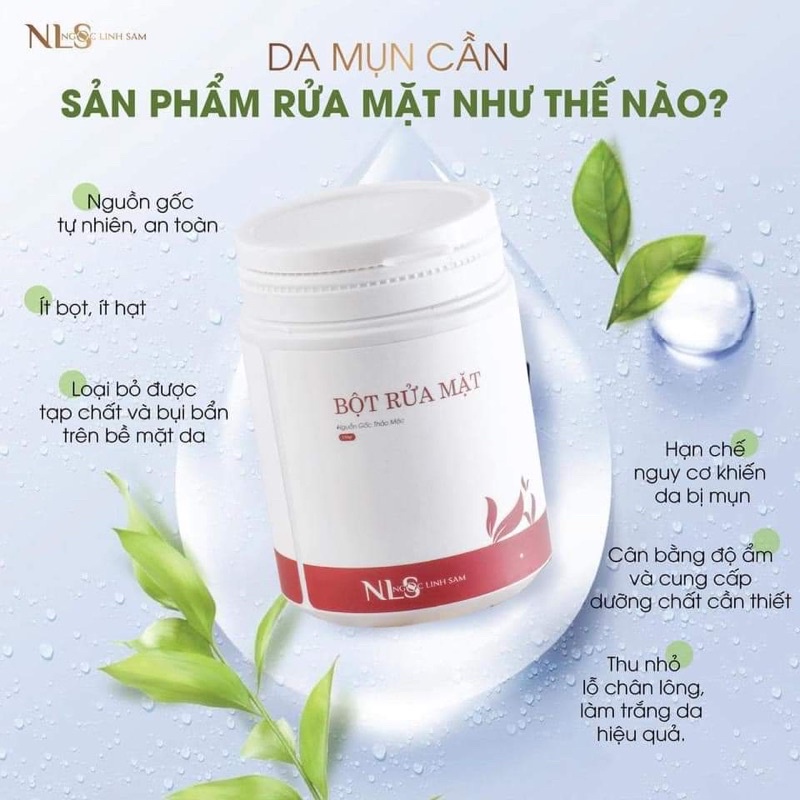 BỘT RỬA MẶT NGỌC LINH SÂM