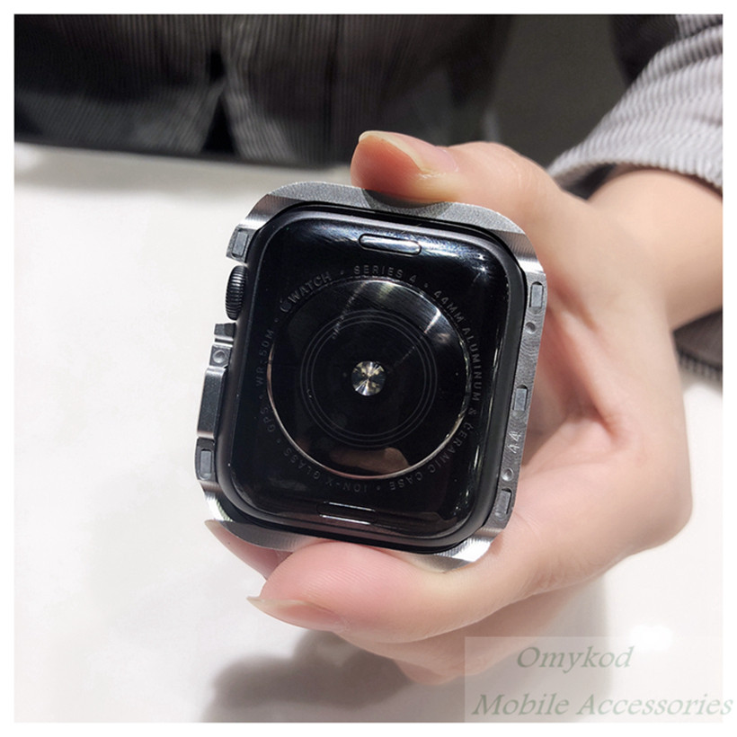 Khung Kim Loại Bảo Vệ Màn Hình Đồng Hồ Apple Watch Series 6 SE 5 4 3 2 1 42mm 38mm 44mm 40mm