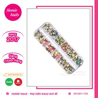 SET ĐÁ CHÂN NHỌN MIX SIZE 12 MÀU
