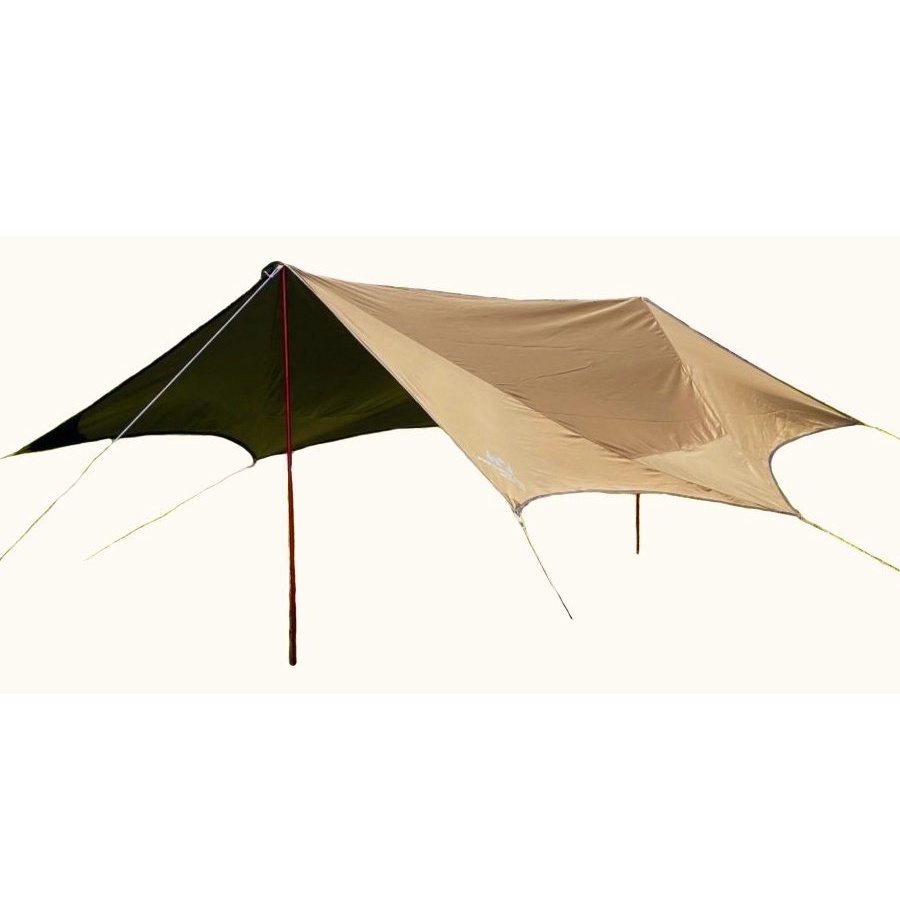 Tăng che lều trại dã ngoại lục giác North peak bạt che lều Nod hexa 4.6m x 4.4m
