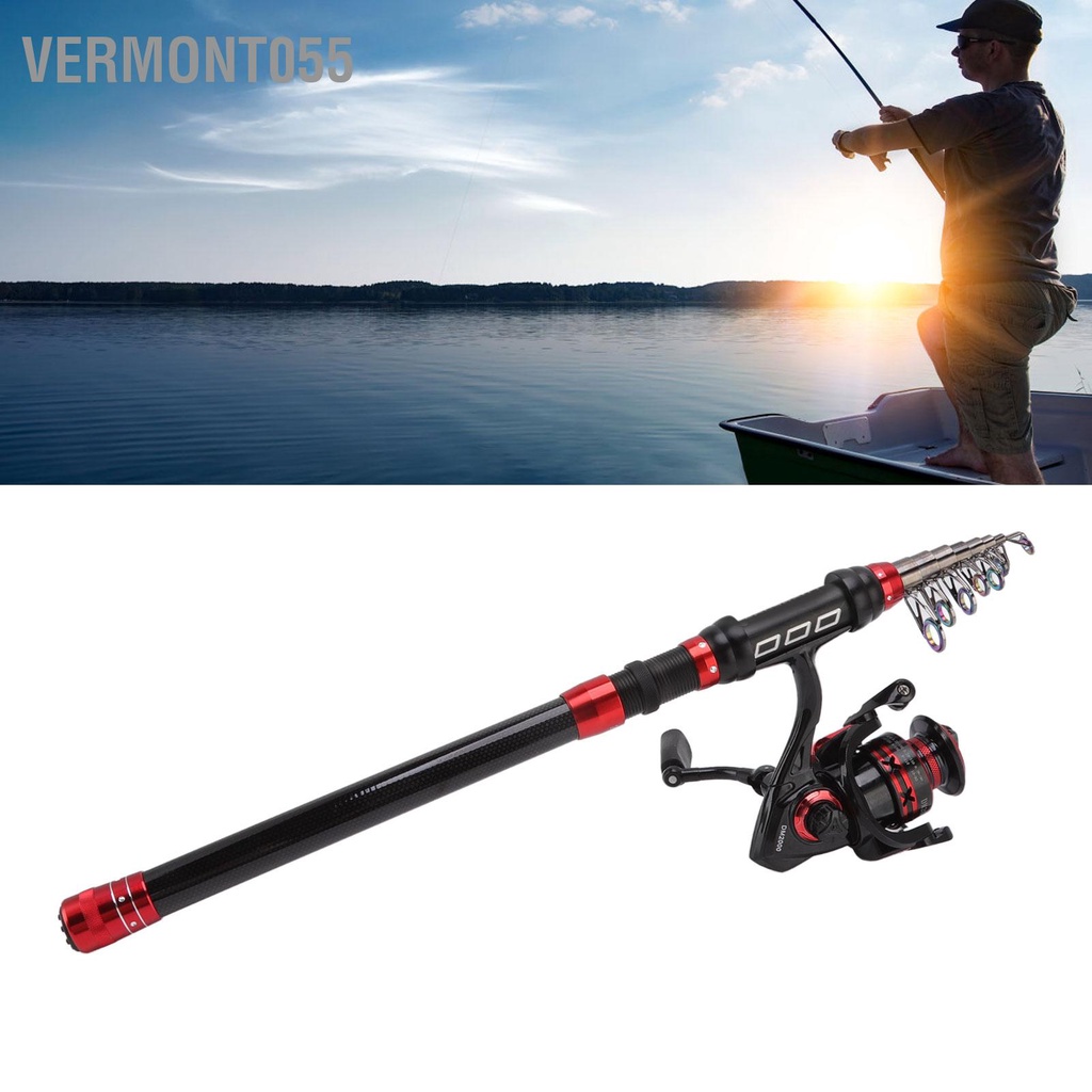 Có thể bán buôn Bộ Cần Câu Cá 2.7m Bằng Carbon Kèm Túi Đựng Tiện Lợi vermont055 Hàng giao ngay