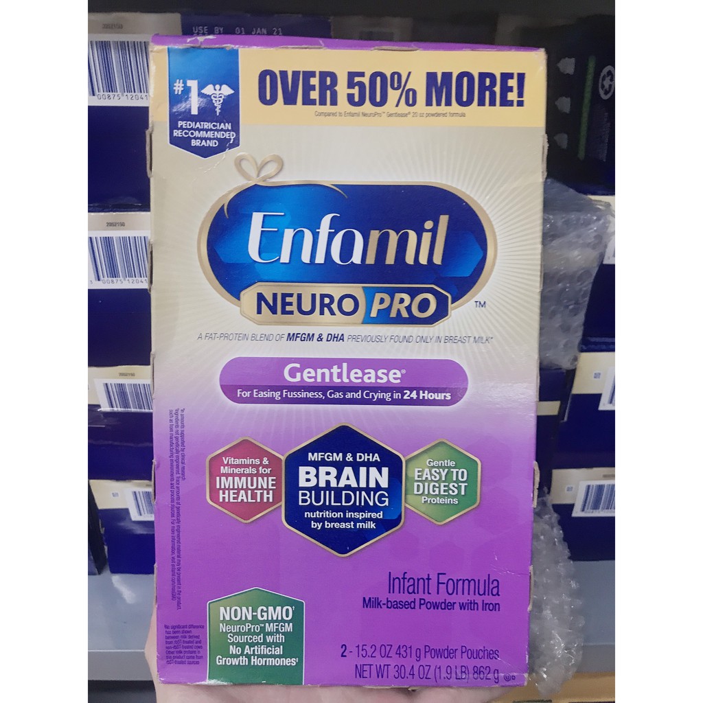 Sữa Enfamil NeuroPro Gentlease Chống Nôn Trớ nhập Mỹ 862g