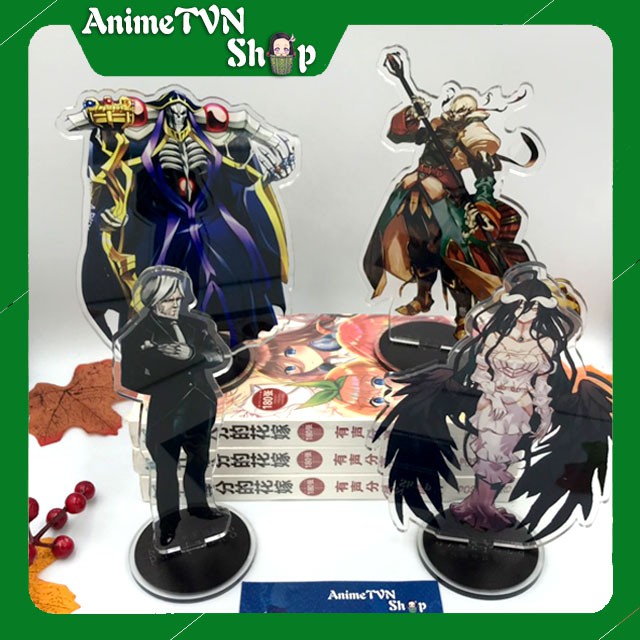 Tượng Mica Standee anime/manga Overlord - Nhựa Cứng Acrylic In nhiều chi tiết sắc nét