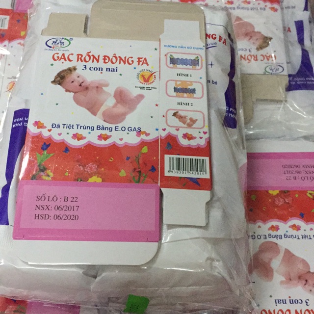 Gạc rốn Đông Fa hiệu 3 con nai