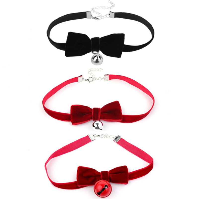 Vòng Cổ Choker Ren Phối Tai Cáo Hóa Trang Halloween Cho Nữ
