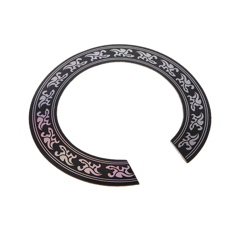 Đề Can PVC Cứng Hình Tròn Có Lỗ Âm Thanh Cho Đàn Guitar Acoustic 38 39 inch