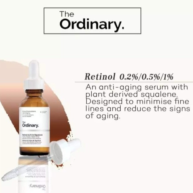 Tinh chất The Ordinary Retinol 0.5% In Squalane chống lão hóa, làm mờ, giảm thâm mụn 30ml