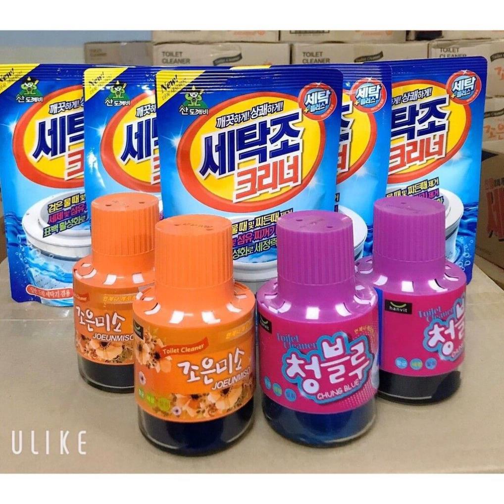 Cốc thả bồn cầu khử mùi hàn quốc, chai thả bồn cầu diệt khuẩn hương hoa
