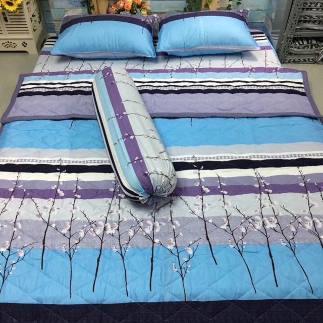 TRỌN BỘ DRAP MỀN COTTON POLLY