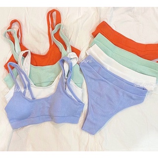 Bikini 2 mảnh quần thong cạp cao