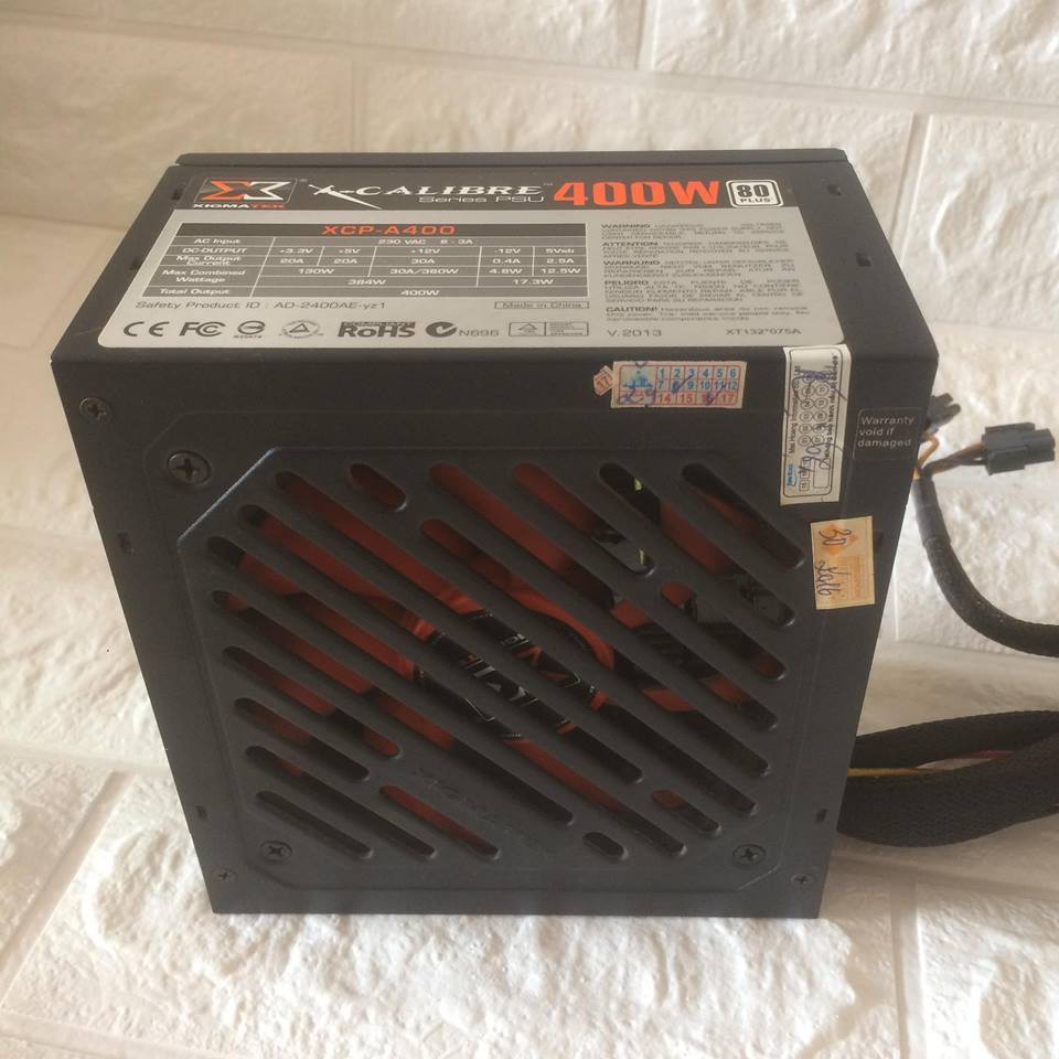 Nguồn Xigmatek 400W chuẩn 80 Plus