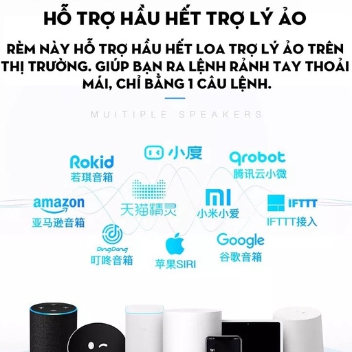 Động cơ rèm thông minh AKIA Zigbee - Motor rèm tự động AKIA, Tương thích Tuya Smart Life, Cần hub Tuya Zigbee để dùng