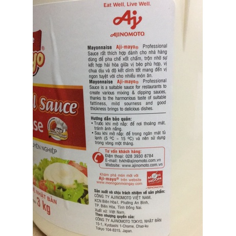 Sốt Mayonnaise Aji-Mayo, tuýp nhựa