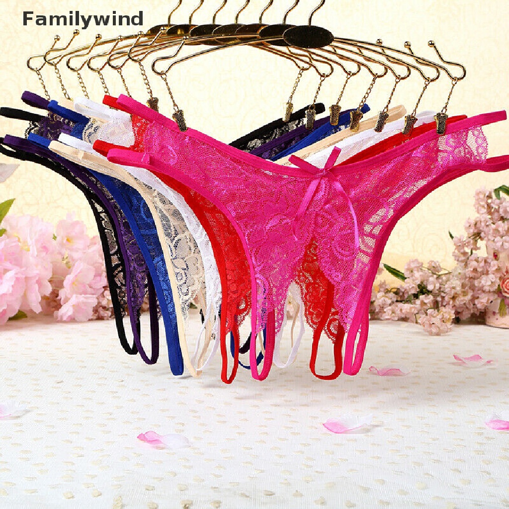 Quần lót ren lọt khe gợi cảm nhiều màu sắc thời trang cho nữ