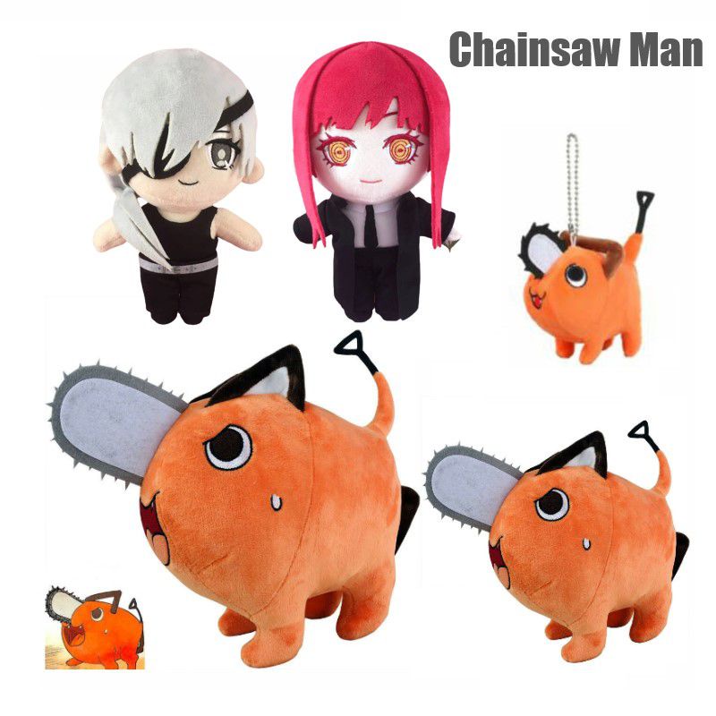 Đồ Chơi Nhồi Bông Hình Nhân Vật Anime Chainsaw Man Makima Trang Trí Nội Thất Cho Trẻ Em