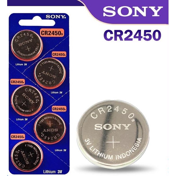 Pin CR2450 B Sony 3V Lithium Chính Hãng - Made In Indonesia