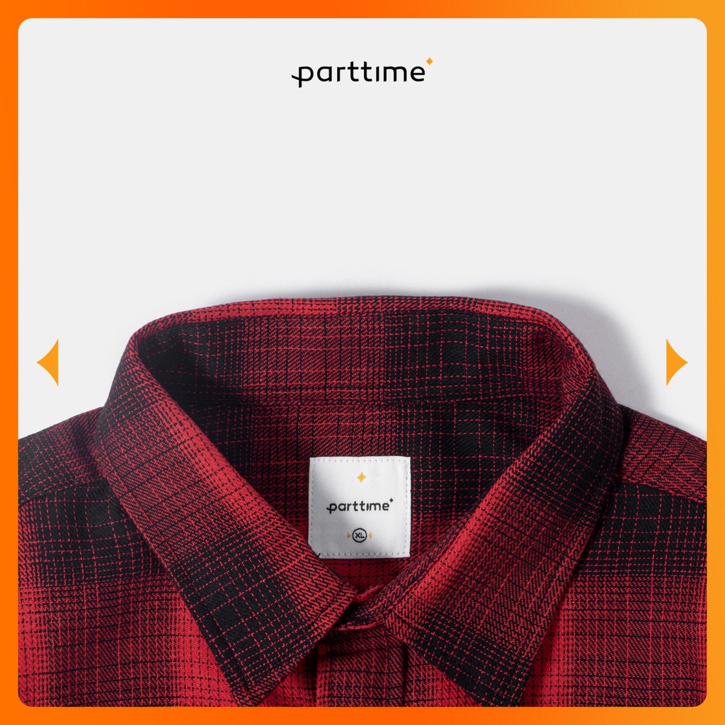 Áo Sơ Mi Dáng Rộng Dài Tay Co Giãn Cao Cấp💎HOT💎Áo Sơ Mi 100% Cotton Form Rộng Thấm Hút Chính Hãng PARTTIME | BigBuy360 - bigbuy360.vn