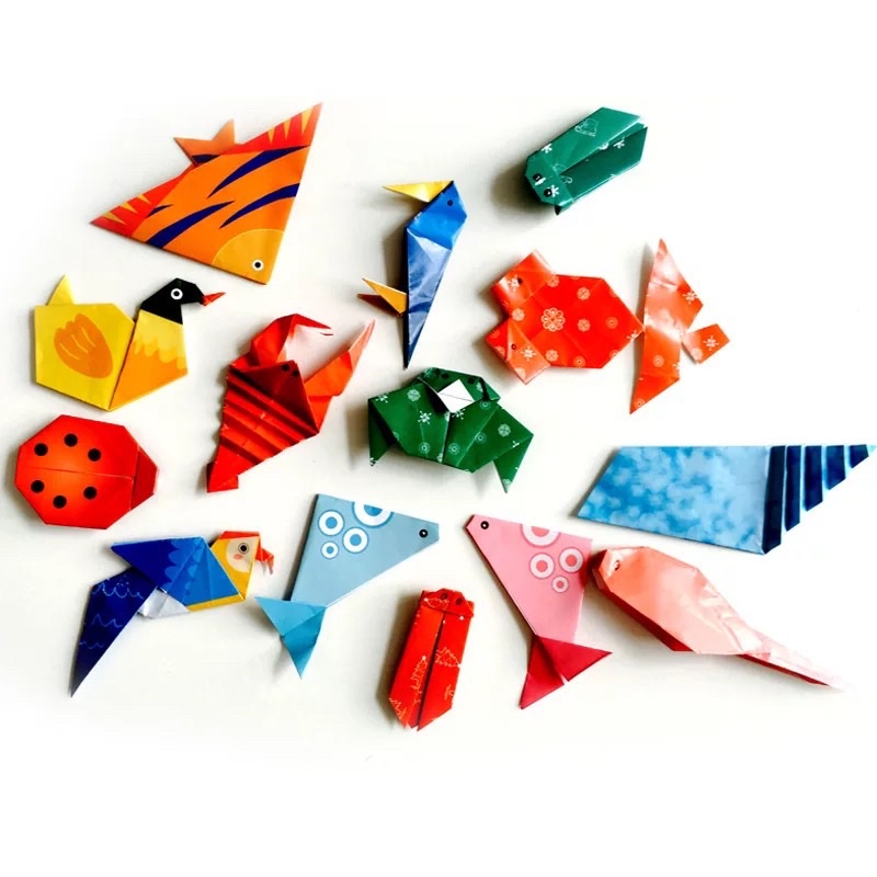 Gấp giấy Origami sáng tạo cho bé ( 200 tờ)