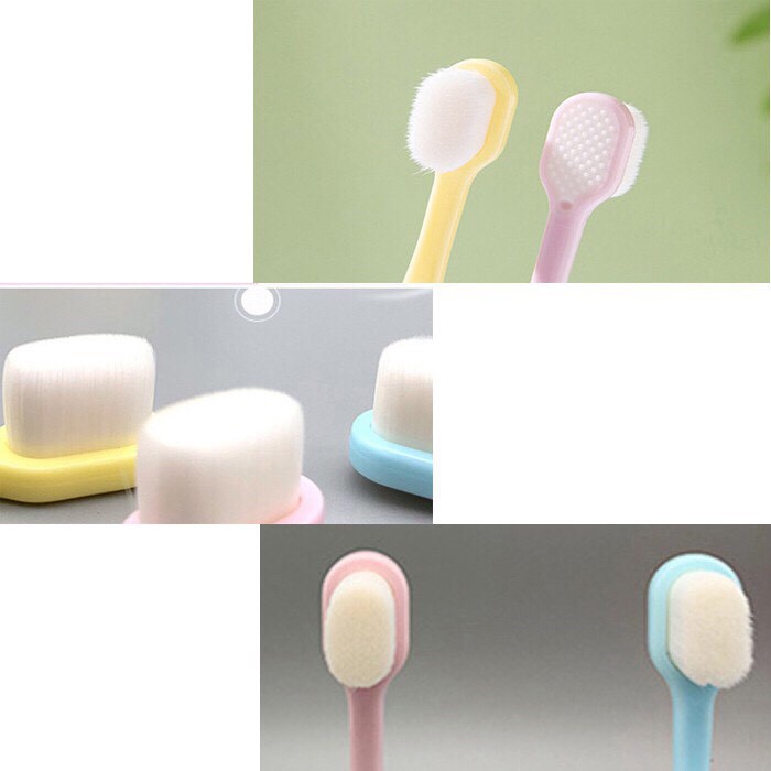 BÀN CHẢI ĐÁNH RĂNG TRIỆU SỢI LÔNG MỊN MINI SOFT CHO BÉ YÊU