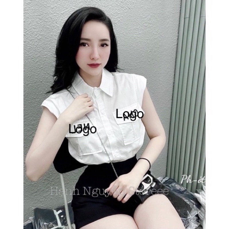 Áo sơmi chaneo túi hộp