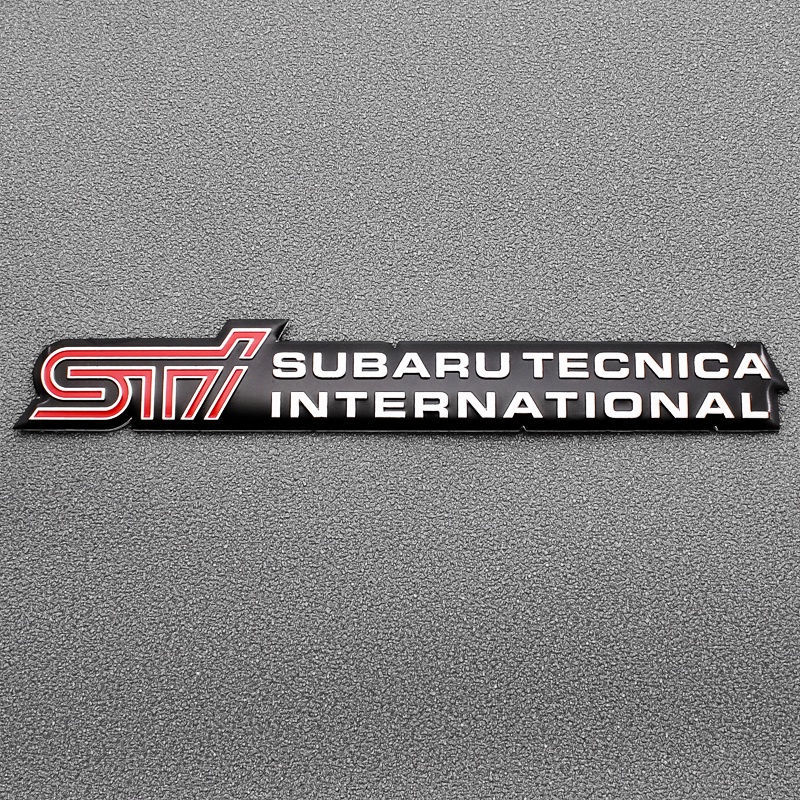 1 Sticker Dán Trang Trí Ngoại Thất Xe Hơi Subaru Forester Impreza Outback Legacy Xv Sti 3D Bằng Nhôm