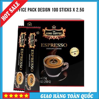 🔥FREESHIP🔥 Cà Phê Hòa Tan TNI KING COFFEE ESPRESSO Hộp 100 Gói