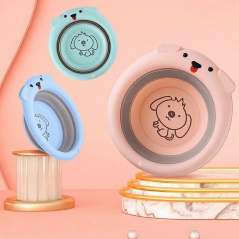 Chậu rửa mặt gấp gọn cho bé ( nhiều mẫu )