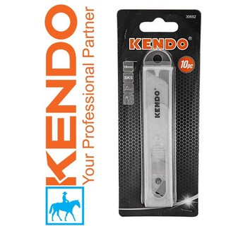 Hộp 10 Lưỡi Dao Rọc Giấy 18mm SK5 KENDO 30652