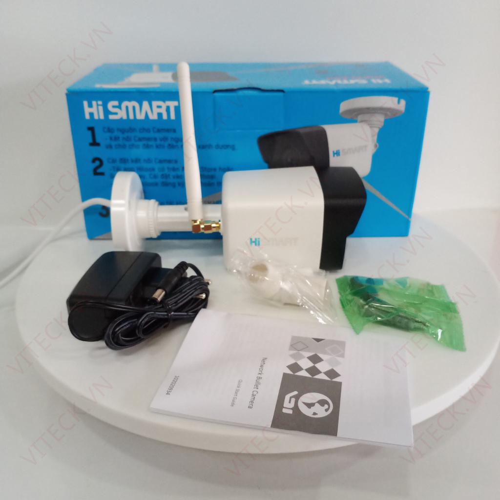 Camera Thân IP WIFI Ngoài Trời HILOOK IPC-B120W 2MP FHD - Chống Nước - Gốc rộng - Chính Hãng 100%