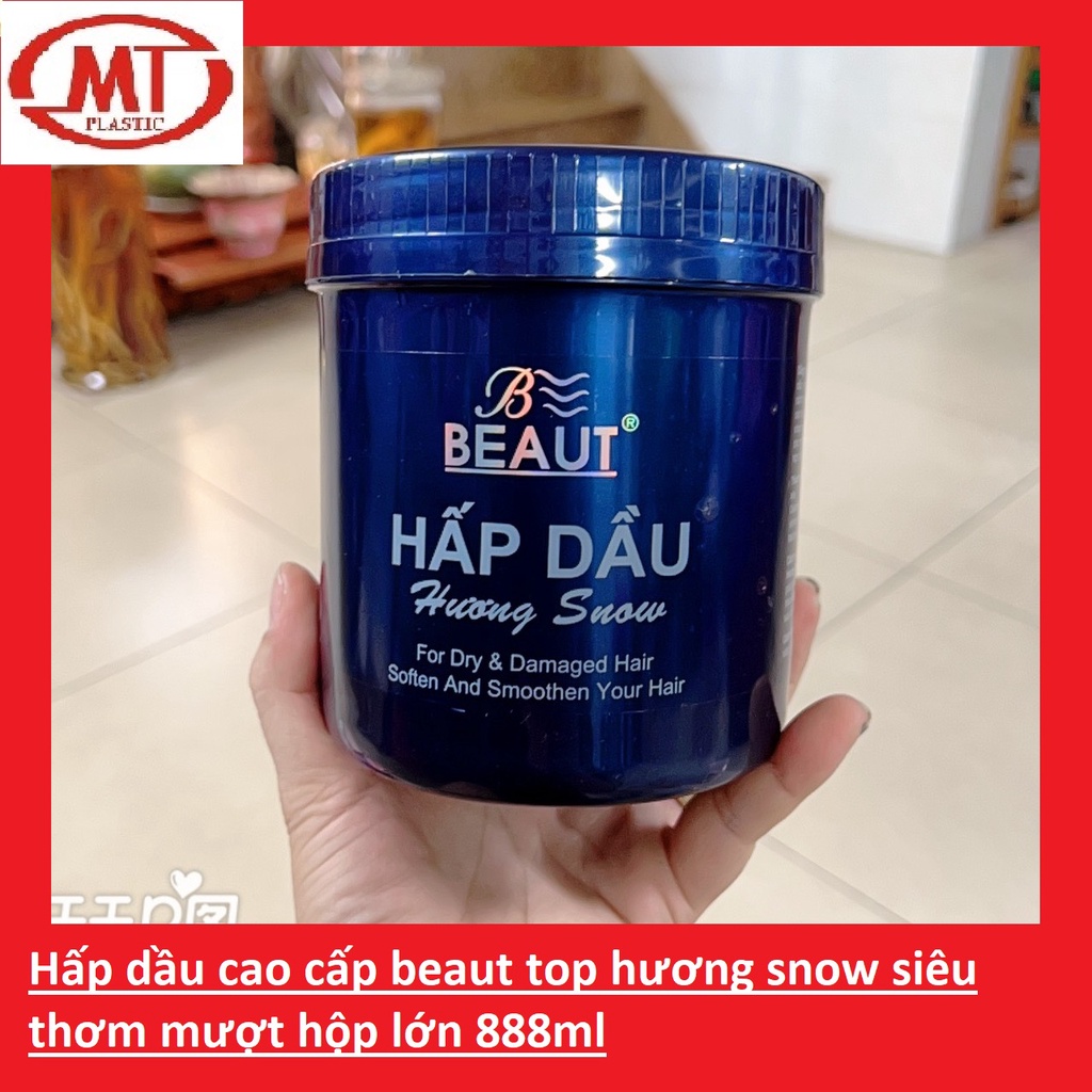Kem hấp dầu Beaut Top hương snow siêu thơm mượt hộp lớn 888ml