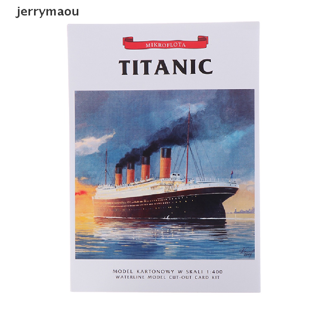 Bộ Mô Hình Tàu Titanic 3D Bằng Giấy Tỉ Lệ 1: 400 DIY