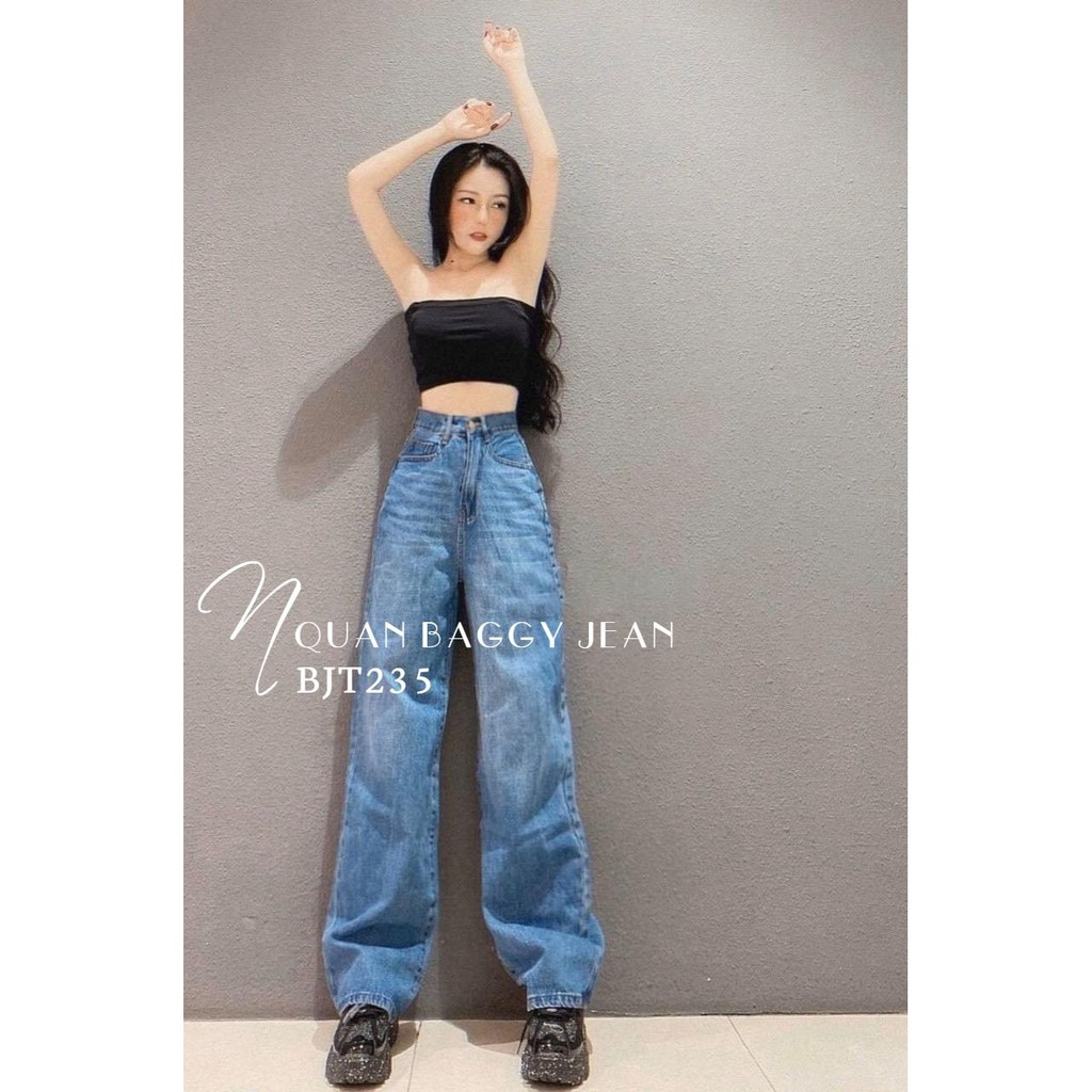 HÀNG ĐẸP ⚡QUẦN BAGGY ỐNG SUÔNG PHOM CHUẨN CỰC CHẤT BJT235 ⚡ ẢNH THẬT⚡ BAGGY BÒ NỮ PHOM SUÔNG