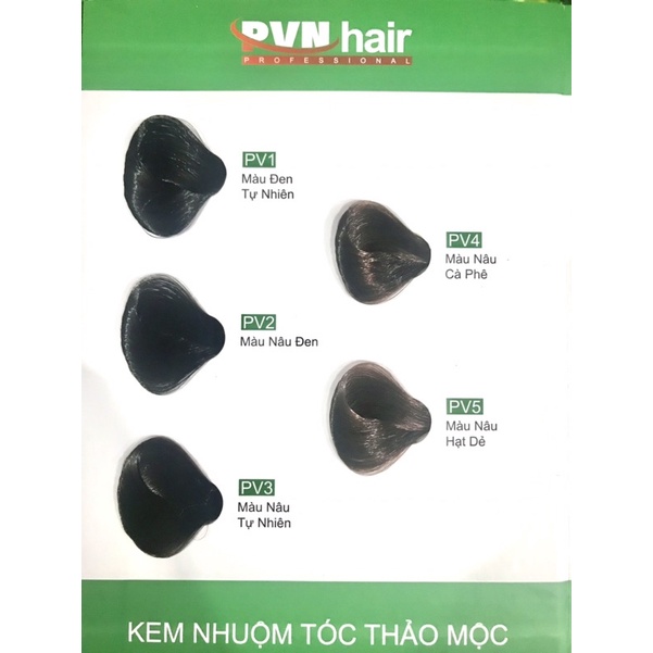 Thuốc Nhuộm Phủ Bạc PVN Thảo Mộc Mềm Mượt Tóc, Không Kích Ứng Da Đầu