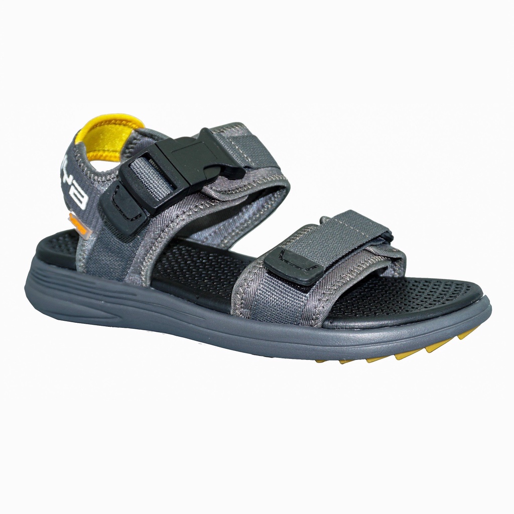 Sandal Vento Nam Nữ Quai Ngang NB38 Tro Vàng