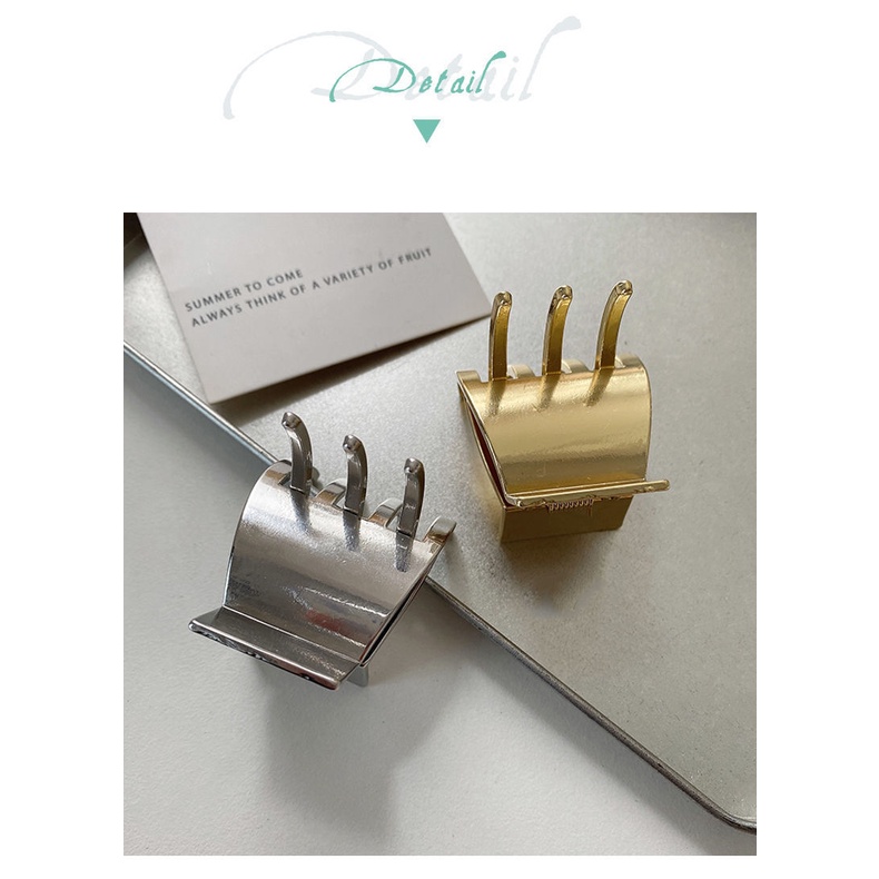 Kẹp tóc kim loại cỡ lớn thời trang phong cách Hàn Quốc hàng mới 2021