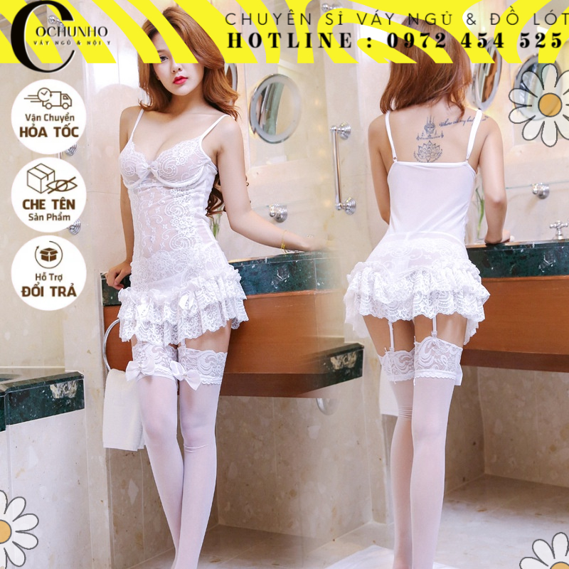 TỔNG HỢP MẪU - Cosplay hầu gái -  váy ngủ sexy gợi cảm quyến rũ- cochunhochuyensi