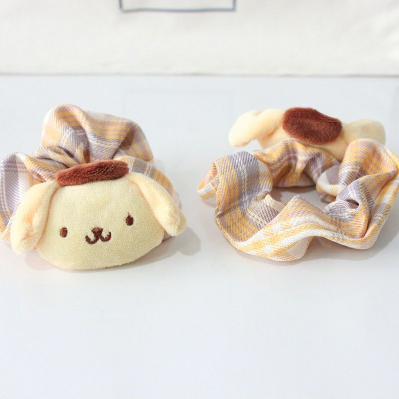 Dây Cột Tóc Caro Cinnamoroll Kuromi Melody Purin