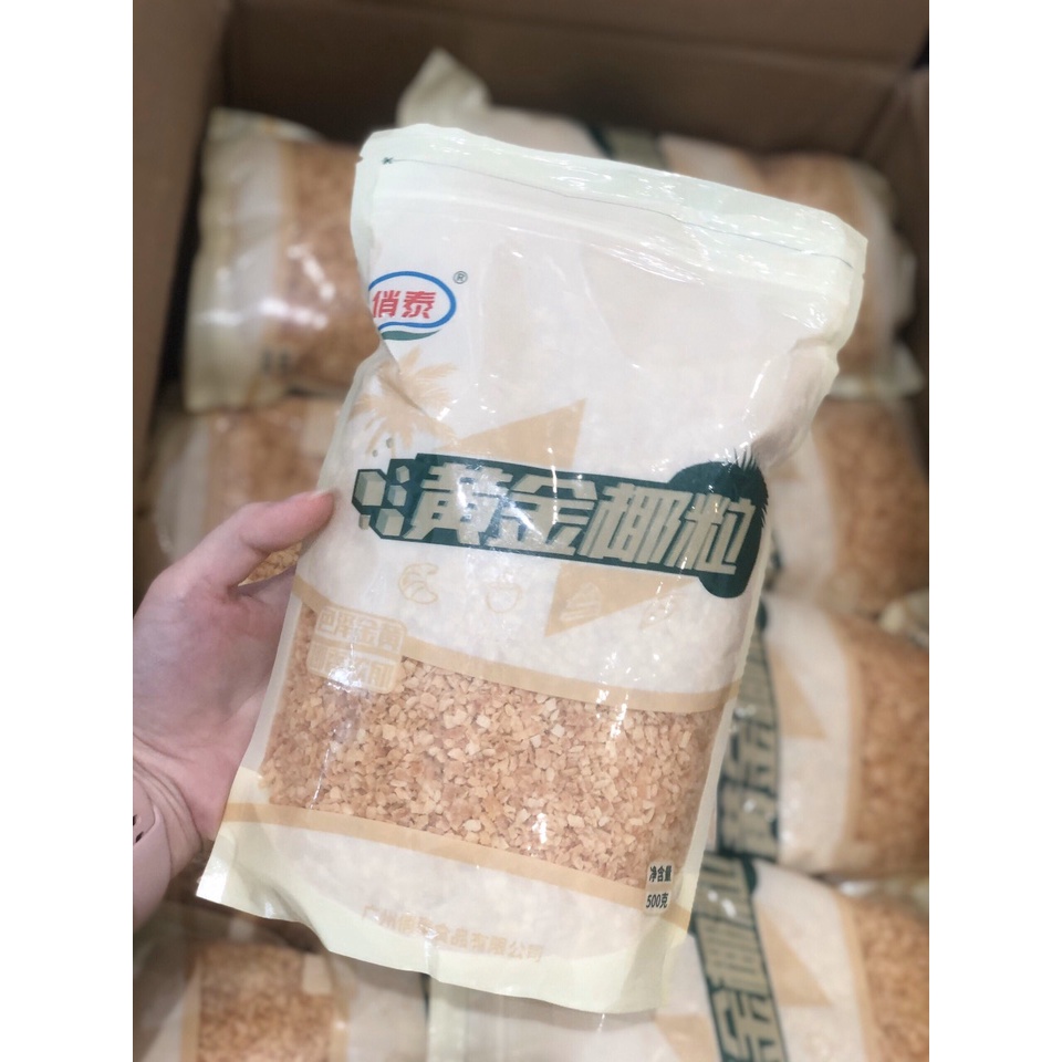 Dừa nướng / Vụn dừa nướng (topping cho trà sữa kem dừa nướng, kem,...)