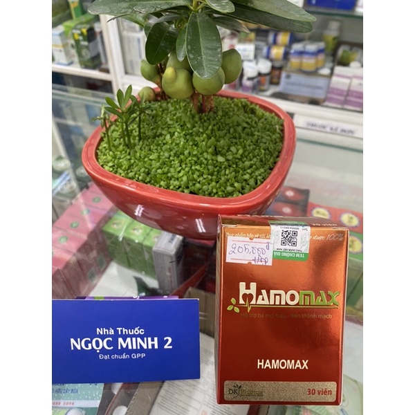 ✅ [Chính Hãng] HAMOMAX hỗ trợ hạ mỡ máu, Bền thành mạch (Hộp 30 viên)